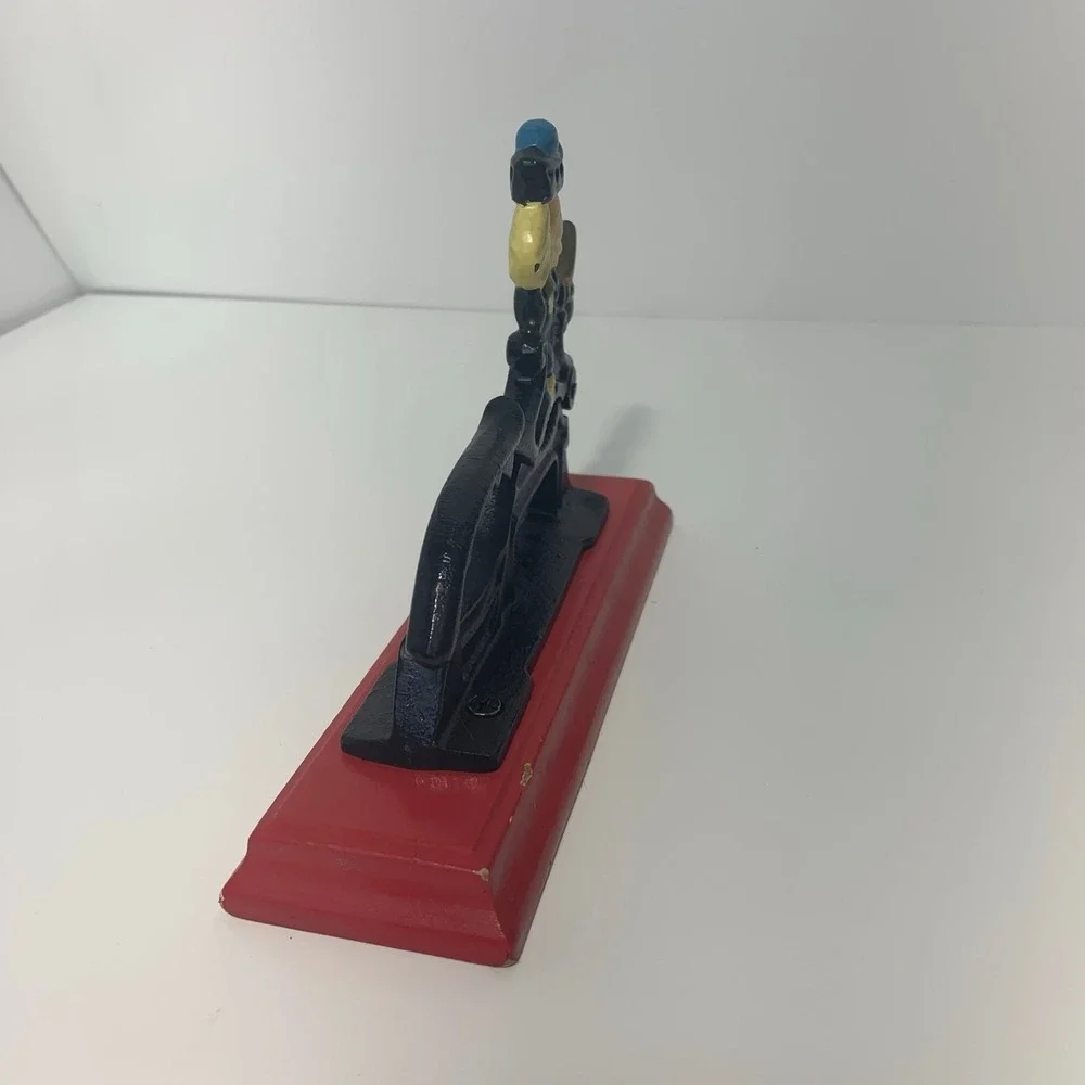 Unbranded Nutcracker Unisex OS Black Red Cast Iron Wood Colonial Soldier Lever